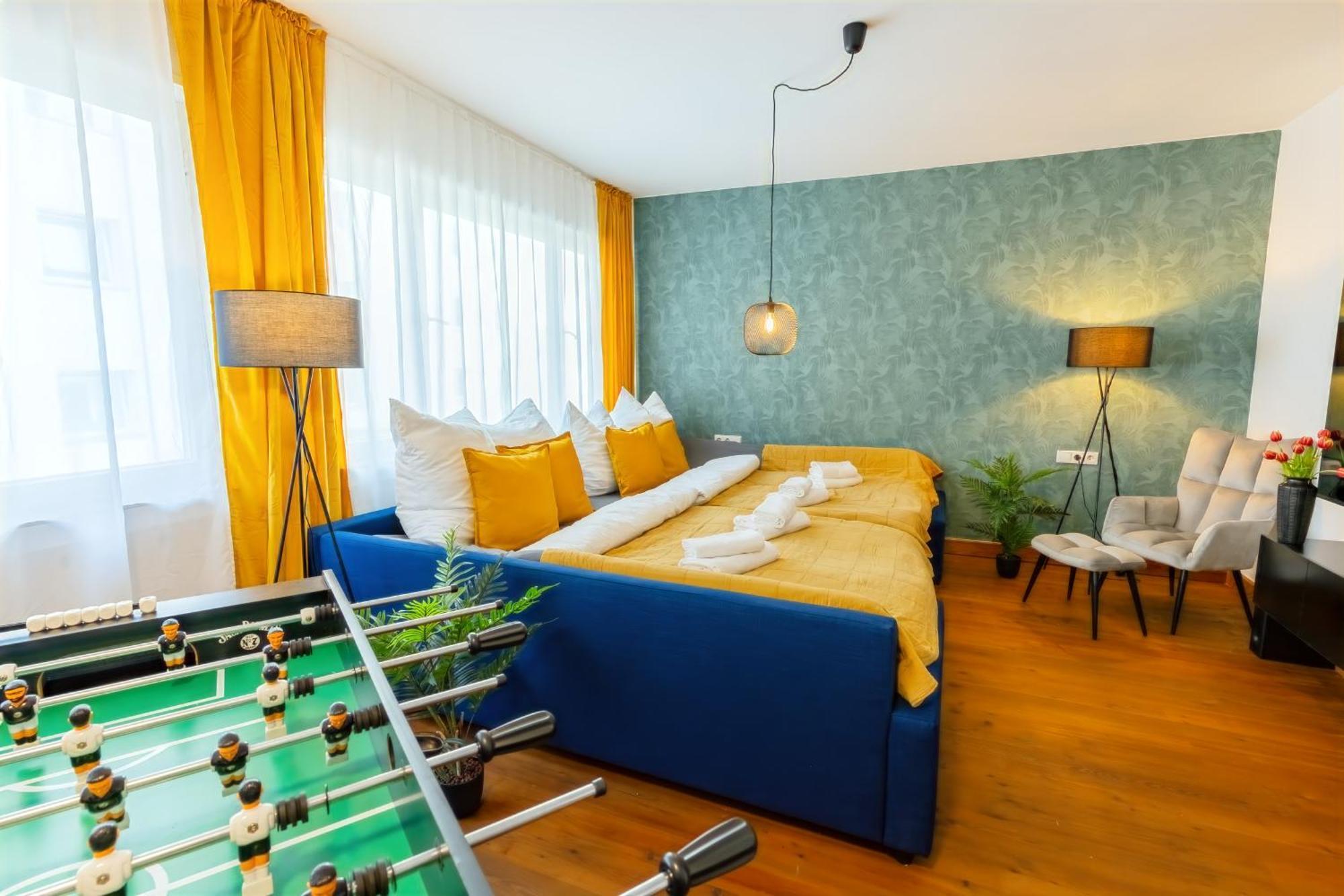 The Big Muenster Fuer Bis Zu 12, Whirlpool, Sauna, Zentral, Tischfussball, Balkon, Gasgrill อูล์ม ภายนอก รูปภาพ